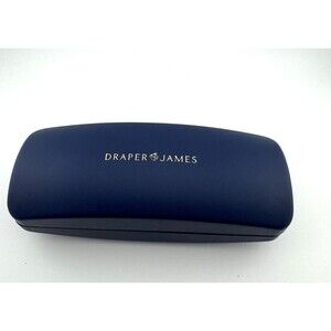 Draper James Eyeglasses Sunglasses Case Hard Shell Felt Lined Travel Carrier